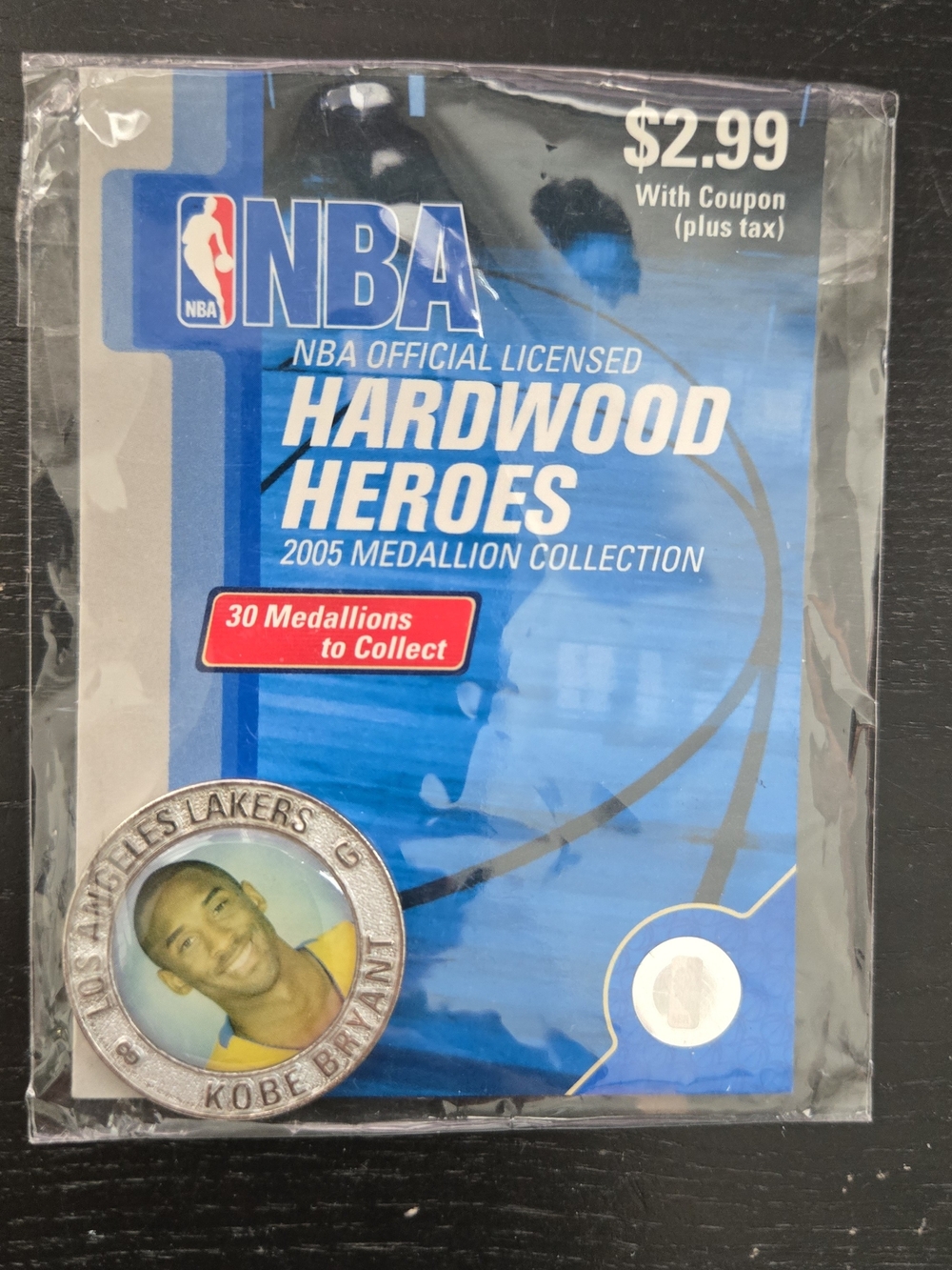 NBA Licensed Hardwood Heroes 2005 Packaging - Black White Gray
